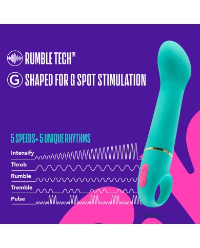 Vibratore per il Punto-G Blush Aria Verde Vibratore per il Punto-G Blush Aria Verde