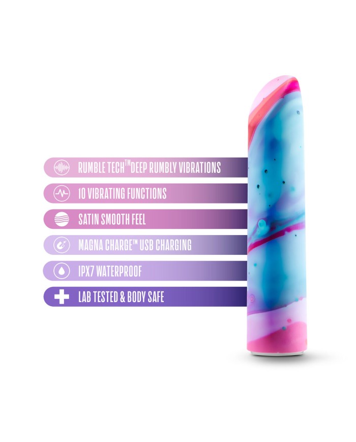 Vibratore Mini Blush Limited Addiction Multicolore Vibratore Mini Blush Limited Addiction Multicolore