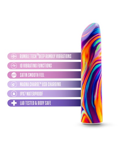 Vibratore Mini Blush Limited Addiction Multicolore Vibratore Mini Blush Limited Addiction Multicolore