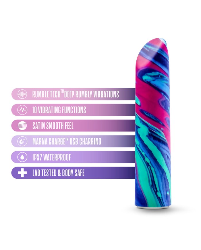 Vibratore Mini Blush Limited Addiction Multicolore Vibratore Mini Blush Limited Addiction Multicolore