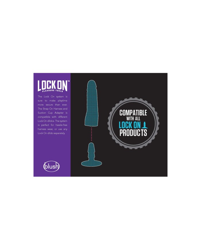 Dildo Realistico Blush Lock On Silicone Ø 4,6 cm (19,6 cm) Dildo Realistico Blush Lock On Silicone Ø 4,6 cm (19,6 cm)
