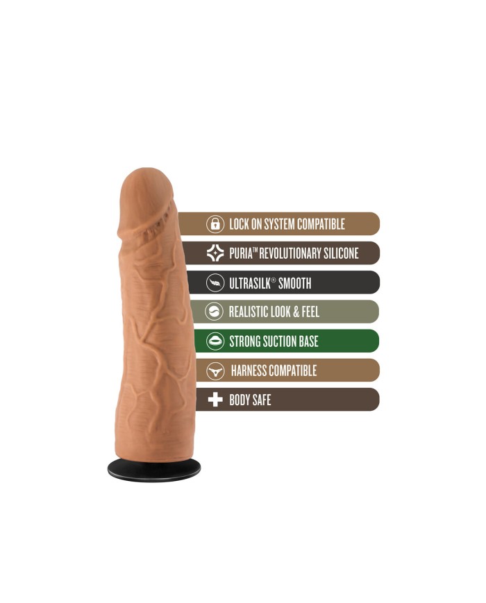 Dildo Realistico Blush Lock On Silicone (17,7 cm) Dildo Realistico Blush Lock On Silicone (17,7 cm)