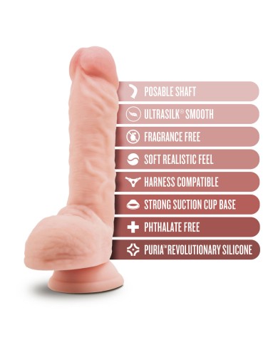 Dildo Realistico Blush Dr Skin Silicone Ø 4,4 cm (16,5 cm)
