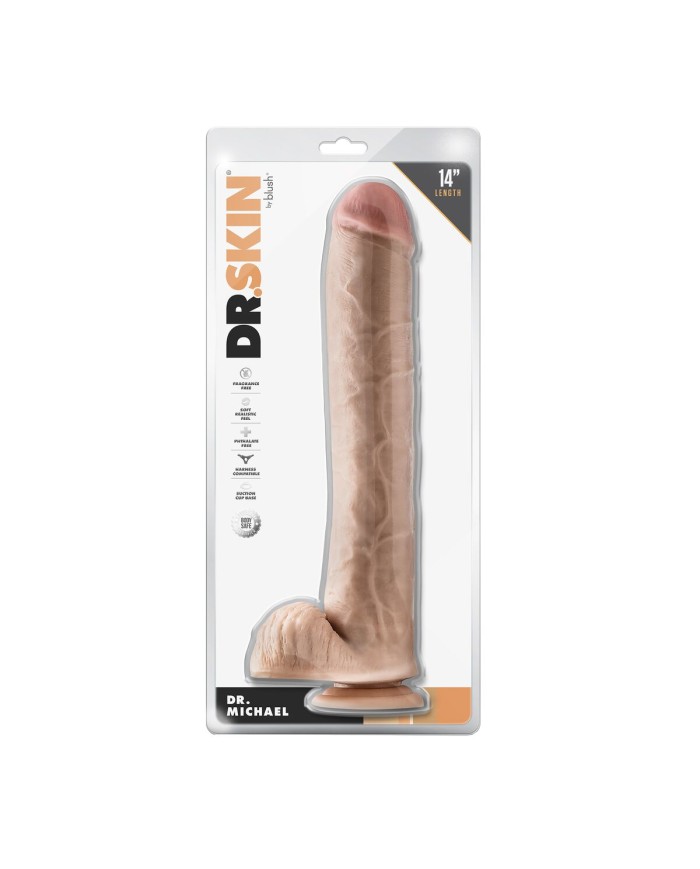 Dildo Realistico Blush Dr Skin PVC Ø 6,3 cm Dildo Realistico Blush Dr Skin PVC Ø 6,3 cm