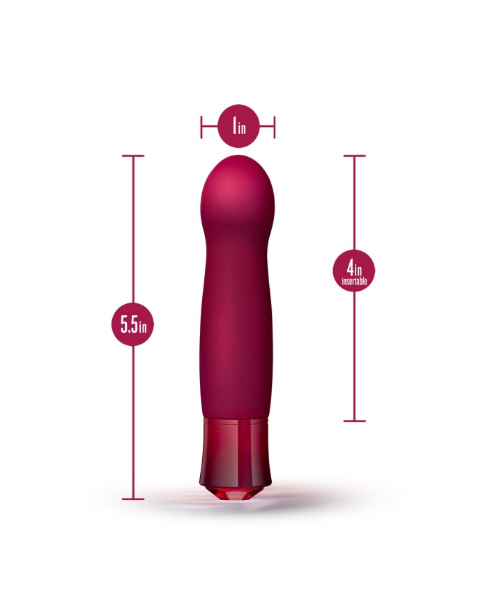 Mini Vibratore Blush Gem Classy Garnet Rosso Mini Vibratore Blush Gem Classy Garnet Rosso