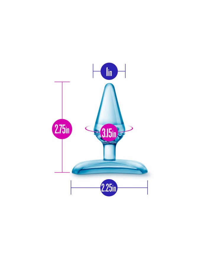 Plug Anale Blush Play with me Azzurro (5,7 cm)