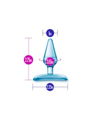 Plug Anale Blush Play with me Azzurro (5,7 cm)