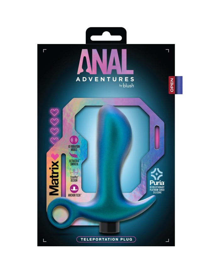 Plug Anale Blush ADVENTURES MATRIX TELEPORTATION Azzurro