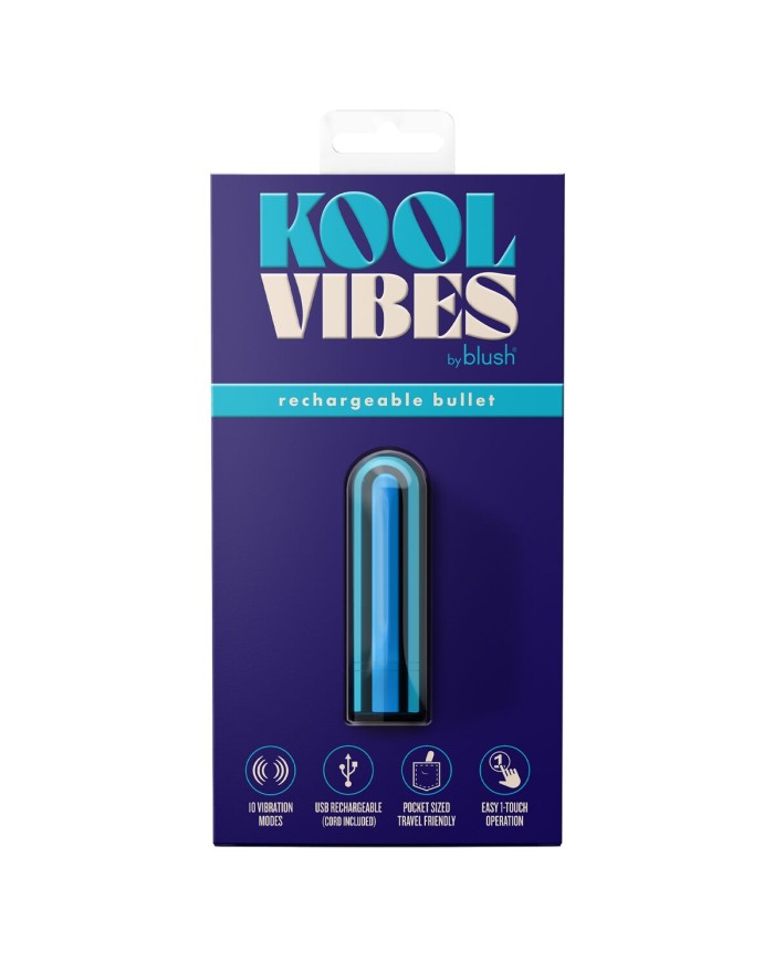 Vibratore Mini Blush Kool Vibes Azzurro Vibratore Mini Blush Kool Vibes Azzurro