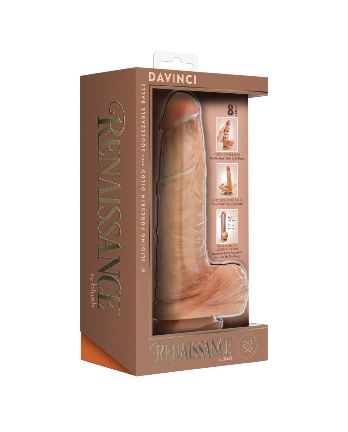 Dildo Realistico Blush Renaissance Davinci Silicone (14 cm)