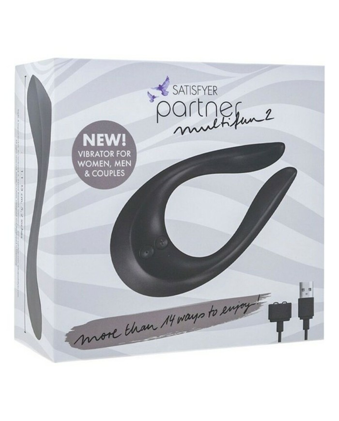 Massaggiatore di Coppia Satisfyer Partner Nero