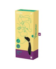 Massaggiatore di Coppia Satisfyer 8801902 Nero Massaggiatore di Coppia Satisfyer 8801902 Nero