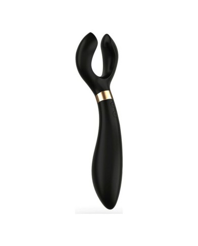 Massaggiatore di Coppia Satisfyer 8801902 Nero Massaggiatore di Coppia Satisfyer 8801902 Nero