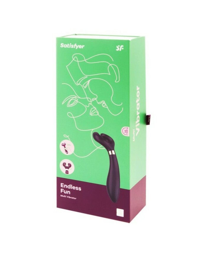 Massaggiatore di Coppia Satisfyer LX11394V Azzurro Massaggiatore di Coppia Satisfyer LX11394V Azzurro