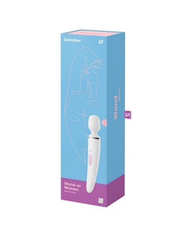 Vibratore per il Punto-G Satisfyer Wand-er Woman Bianco