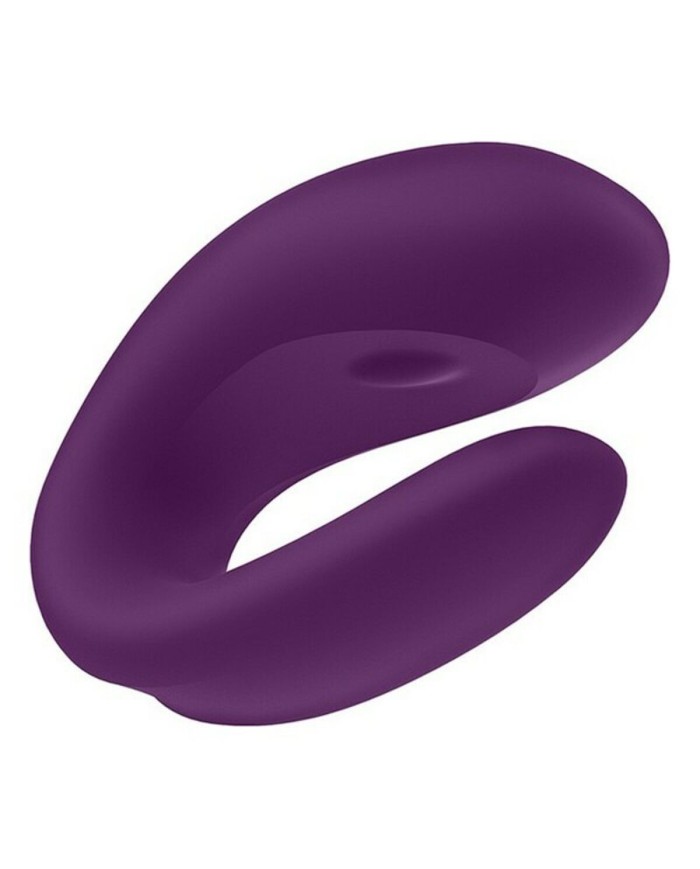 Vibratore Doppia Stimolazione Satisfyer Double Joy Viola Vibratore Doppia Stimolazione Satisfyer Double Joy Viola