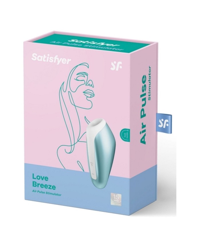 Succhia Clitoride Love Breeze Satisfyer Air Plus Azzurro