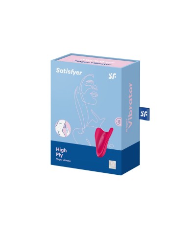 Vibratore High Fly Finger Satisfyer 4004129 Rosso