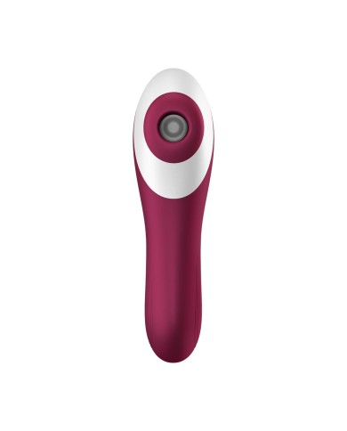 Succhia Clitoride Satisfyer Dual Crush Rosso