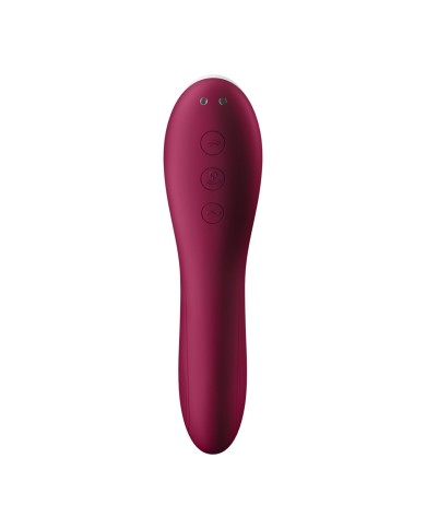 Succhia Clitoride Satisfyer Dual Crush Rosso