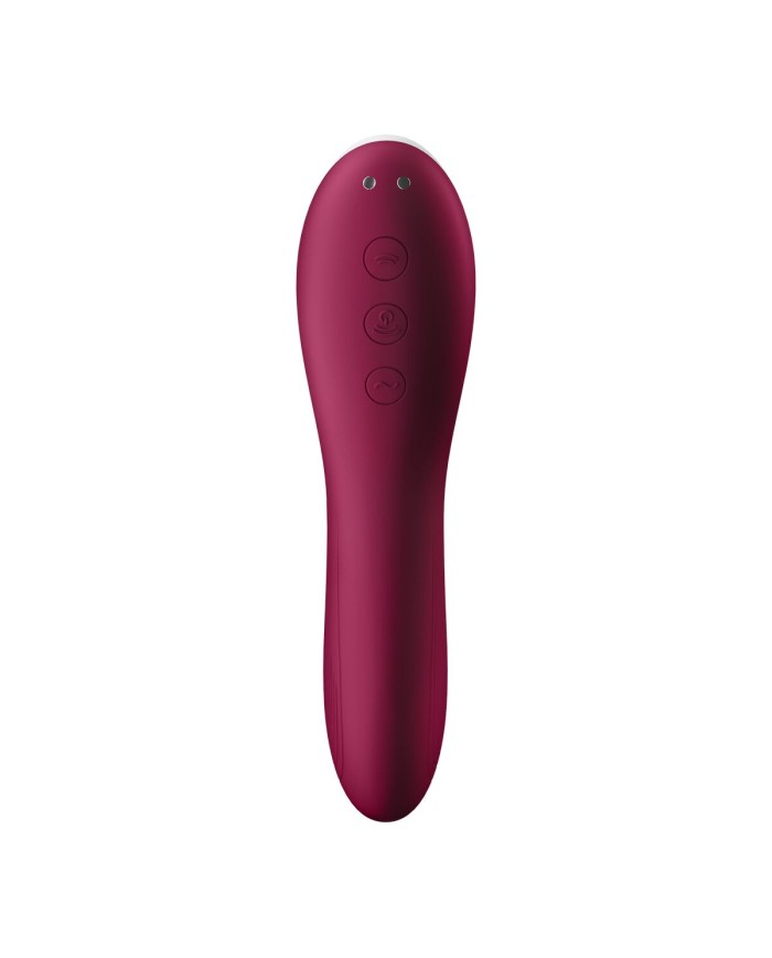 Succhia Clitoride Satisfyer Dual Crush Rosso