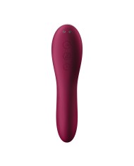 Succhia Clitoride Satisfyer Dual Crush Rosso