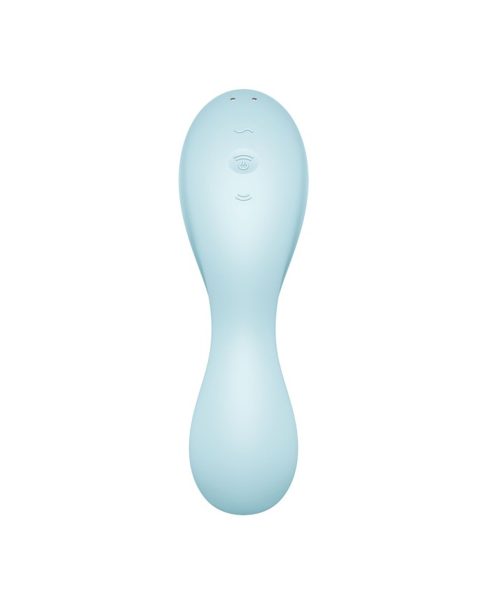 Succhia Clitoride Satisfyer Cruvy Trinity 5+ Azzurro