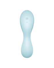 Succhia Clitoride Satisfyer Cruvy Trinity 5+ Azzurro