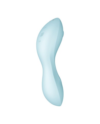 Succhia Clitoride Satisfyer Cruvy Trinity 5+ Azzurro