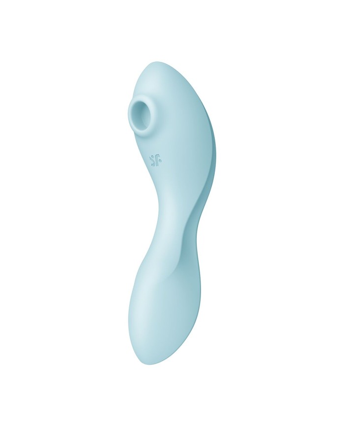Succhia Clitoride Satisfyer Cruvy Trinity 5+ Azzurro