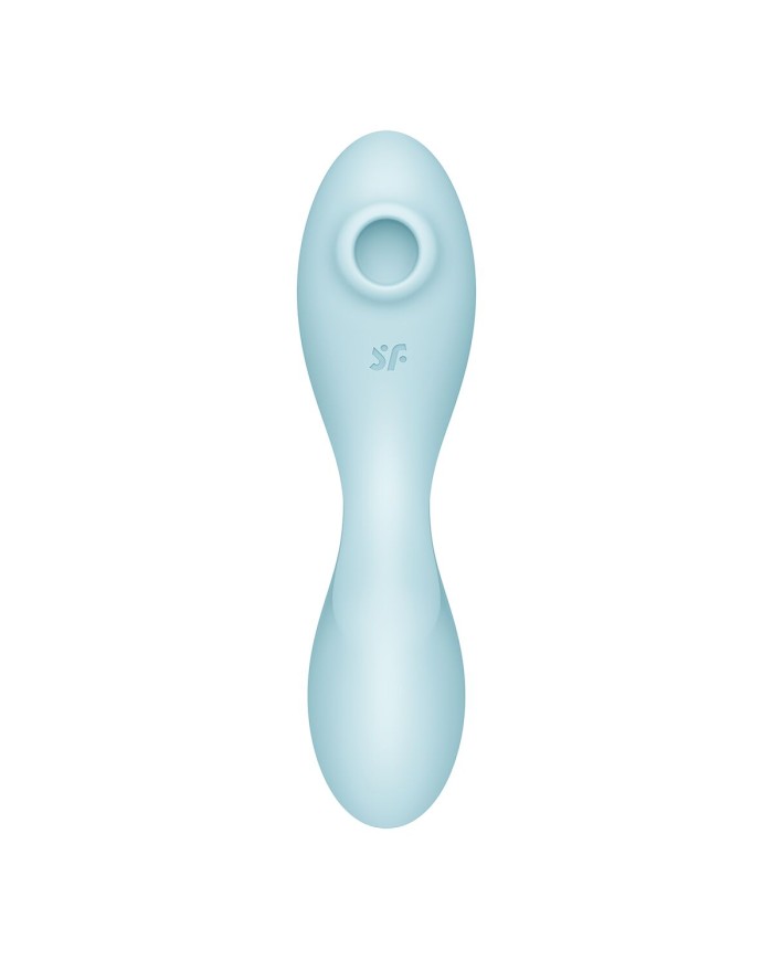 Succhia Clitoride Satisfyer Cruvy Trinity 5+ Azzurro