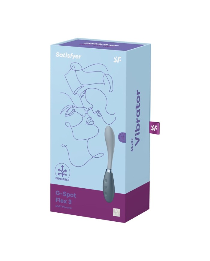 Vibratore Satisfyer G-Spot Flex 3 Grigio
