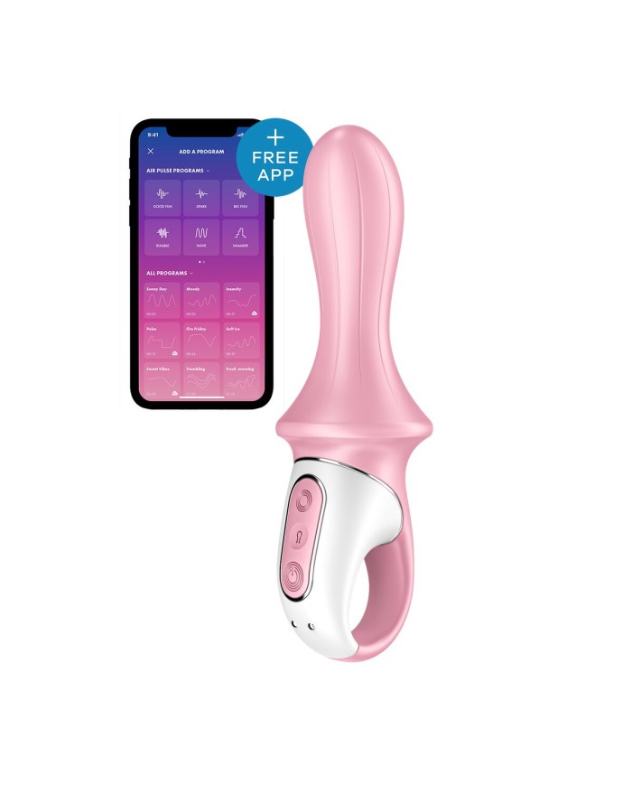 Vibratore Anale Radio Control Satisfyer Air Pump Booty 5 Rosa Vibratore Anale Radio Control Satisfyer Air Pump Booty 5 Rosa