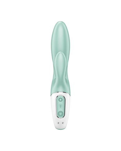 Vibratore Doppia Stimolazione Satisfyer Air Pump Bunny 5 Verde