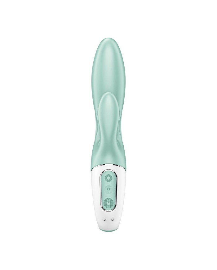 Vibratore Doppia Stimolazione Satisfyer Air Pump Bunny 5 Verde