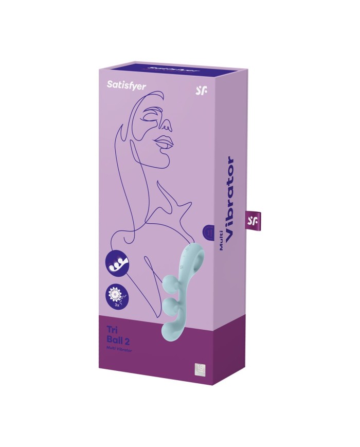 Vibratore Satisfyer Tri Ball 2 Azzurro