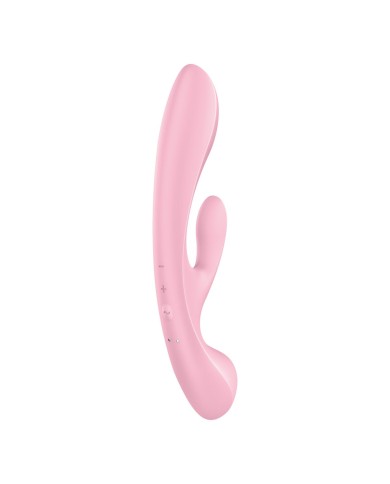 Vibratore Doppia Stimolazione Satisfyer Triple oh Rosa