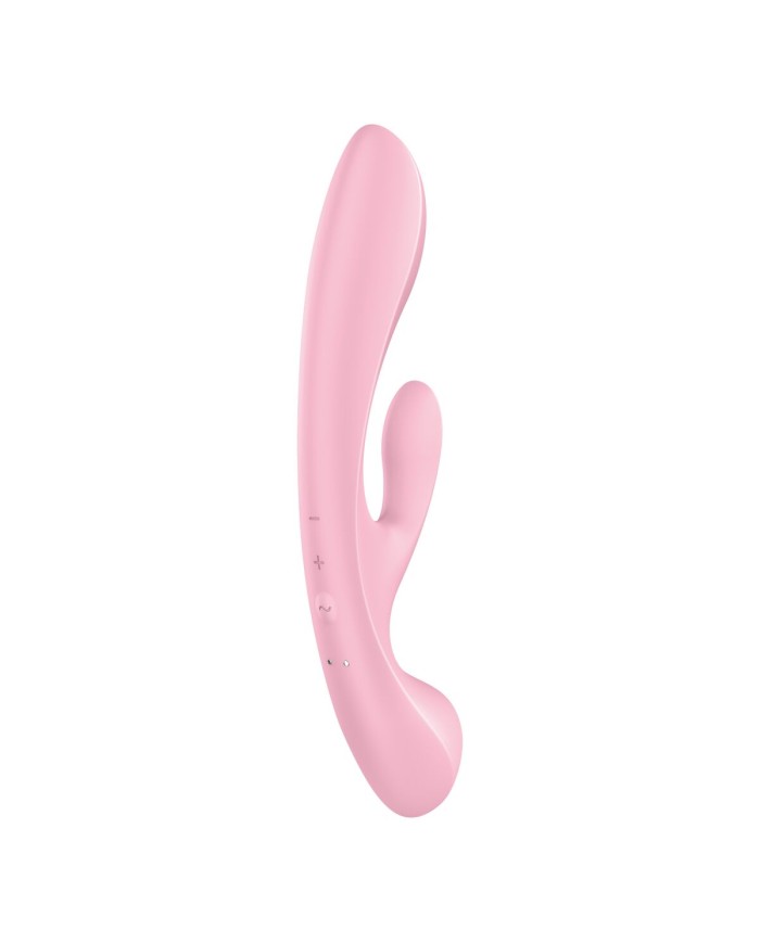Vibratore Doppia Stimolazione Satisfyer Triple oh Rosa