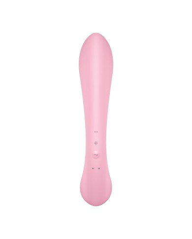 Vibratore Doppia Stimolazione Satisfyer Triple oh Rosa