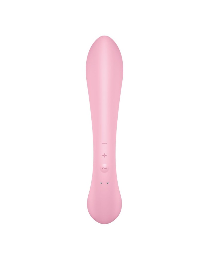 Vibratore Doppia Stimolazione Satisfyer Triple oh Rosa