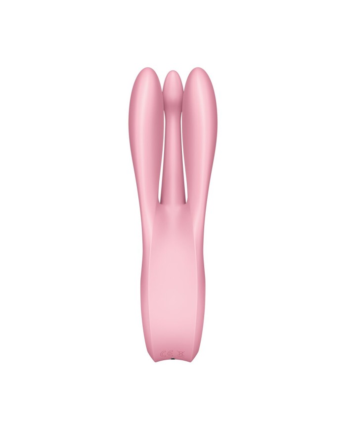 Vibratore per il Punto-G Satisfyer Threesome 1 Rosa