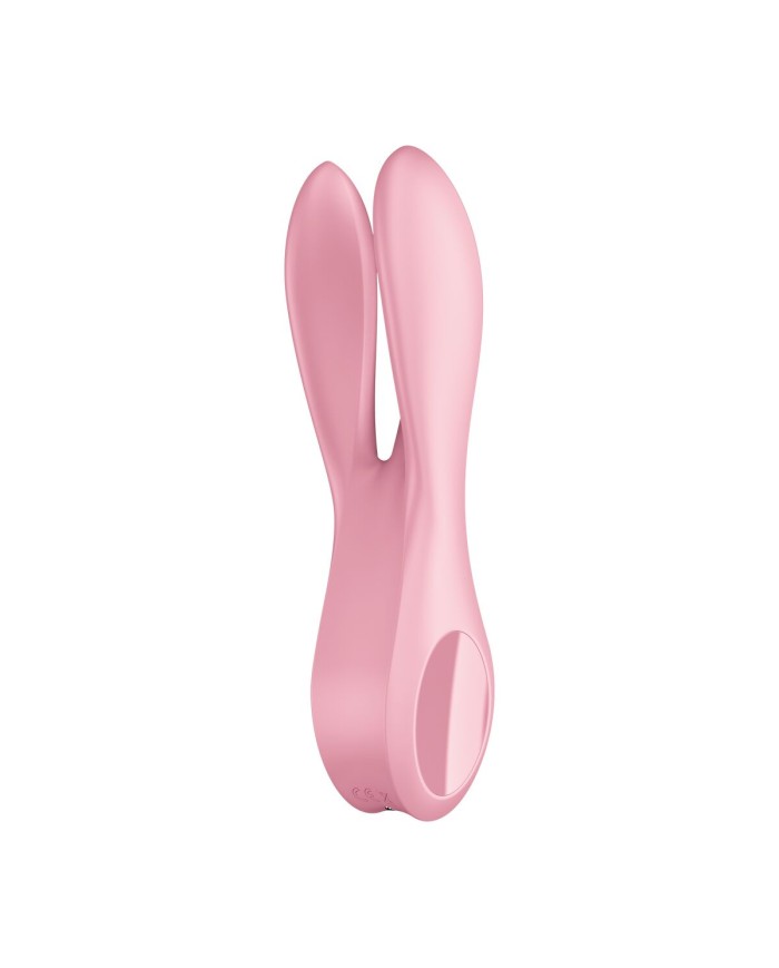 Vibratore per il Punto-G Satisfyer Threesome 1 Rosa