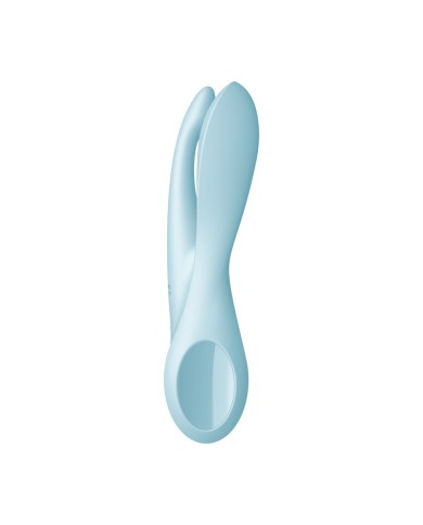 Massaggiatore Satisfyer Threesome 1 Light Azzurro