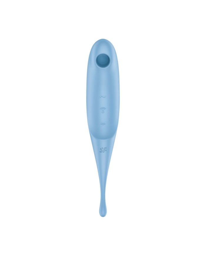Succhia Clitoride Satisfyer Twirling Pro Azzurro