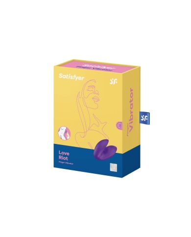 Vibratore Doppia Stimolazione Satisfyer Love Riot Viola