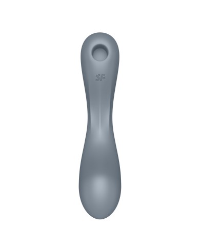Succhia Clitoride Satisfyer Curvy Trinity 1 Grigio