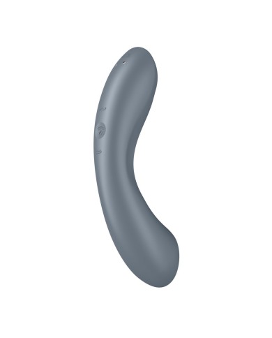 Succhia Clitoride Satisfyer Curvy Trinity 1 Grigio