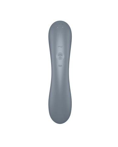 Succhia Clitoride Satisfyer Curvy Trinity 1 Grigio