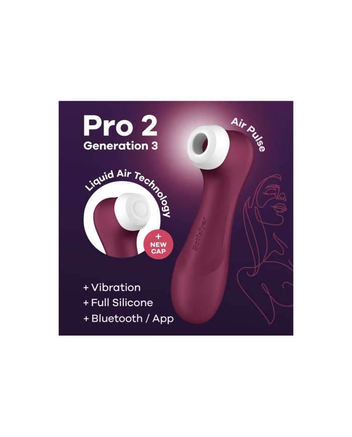 Succhia Clitoride Satisfyer PRO 2 GENERATION 3 Rosso