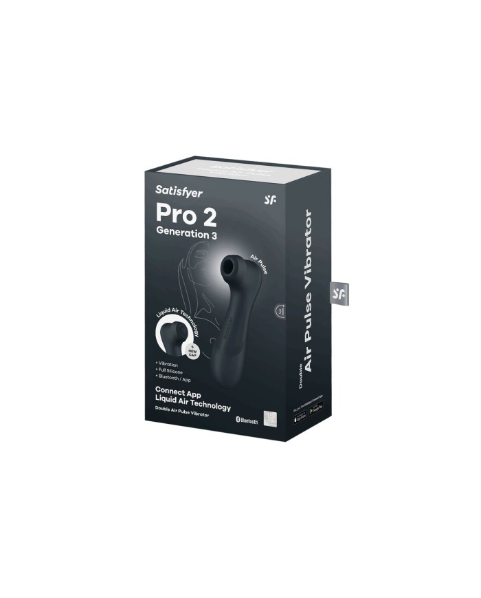 Succhia Clitoride Satisfyer Pro 2 Generation 3 Nero Succhia Clitoride Satisfyer Pro 2 Generation 3 Nero